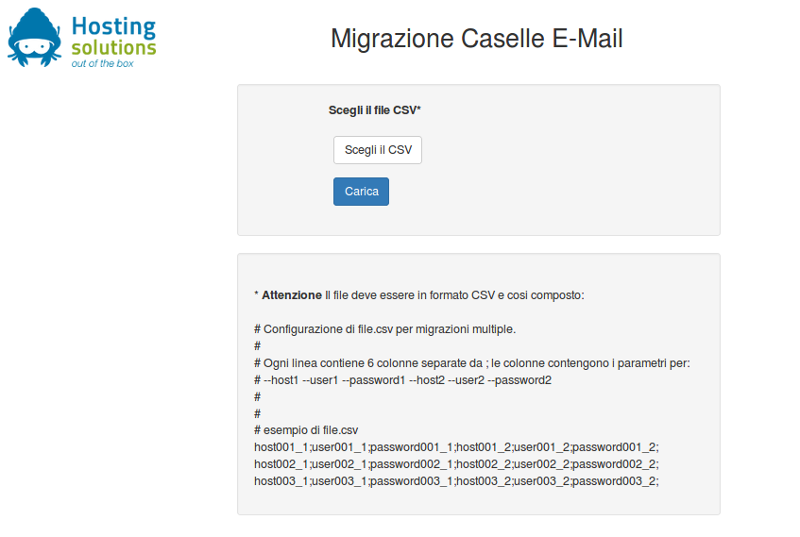 migrazione multipla caselle