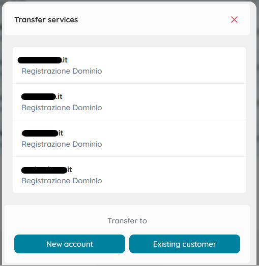Transfer Services summary