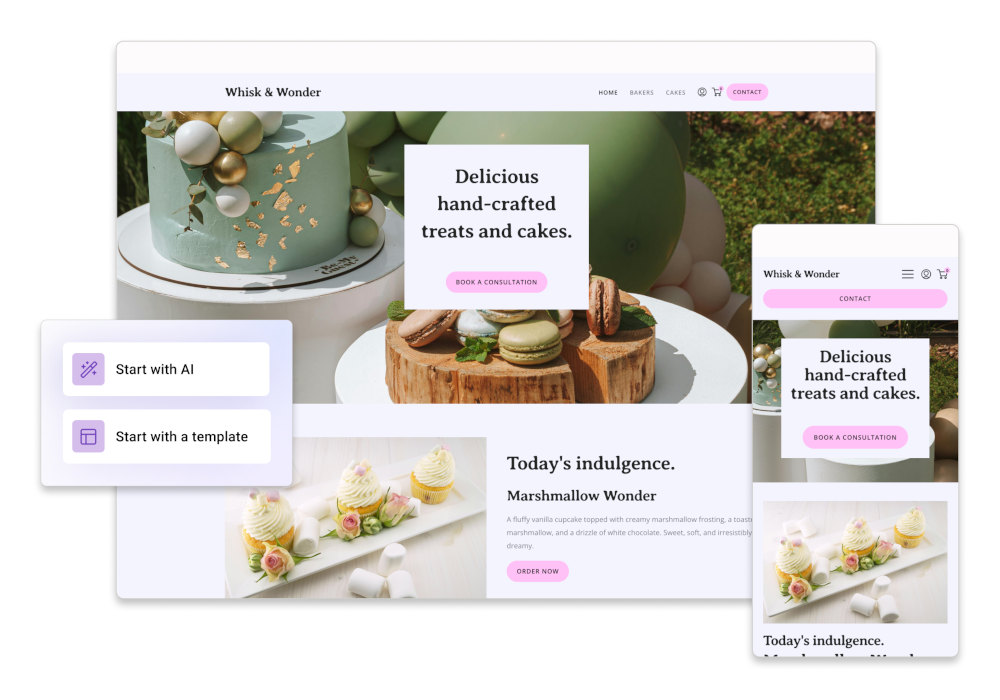 Creazione ecommerce con assistente AI - template